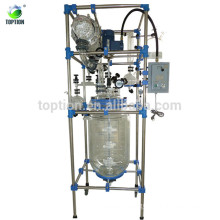 lab auto glass reactor 10L-150L (PTFE sealing,connect computer ) for sale